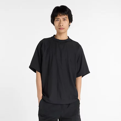 NB Grey Woven T-Shirt