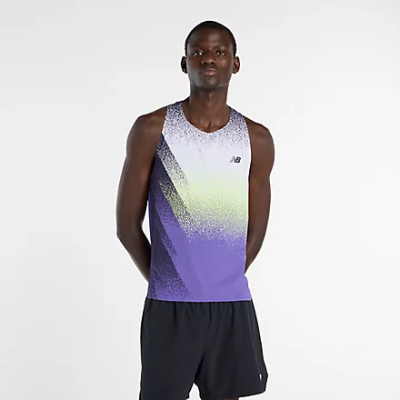 Race Day Ultra Light Printed Singlet
