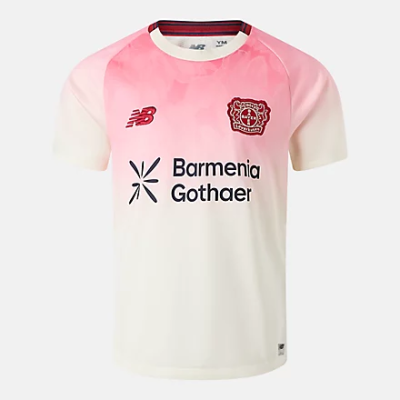 Bayer 04 Away Youth Short Sleeve Jersey